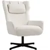 HOMCOM Fauteuil d'appoint, Fauteuil rembourré avec revêtement en sherp...