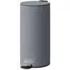 HOMCOM Poubelle 30 L à pédale avec couvercle amorti et pédale, insert ...