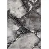 Tapis moderne effet marbre, gris, 200 x 290 cm