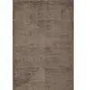 Tapis design moderne, densité élevée, marron, 240 x 340 cm