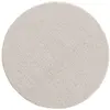 Tapis résistant poil ras feutre, beige, 80 cm rond