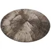 Tapis marla design moderne arbre, nature, 120 cm rond
