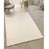 Tapis structure haute-basse moderne, beige, 120 x 170 cm