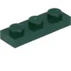 Lego® 1x3 plaque 3623 - 50 pièces vert foncé