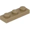Lego® 1x3 plaque 3623 - 50 pièces beige foncé
