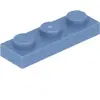 Lego® 1x3 plaque 3623 - 50 pièces bleu sable