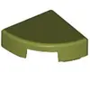 Lego® 1x1 Carreaux coin rond 25269 - 1 pièce vert olive