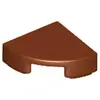 Lego® 1x1 Carreaux coin rond 25269 - 1 pièce rouge-brun
