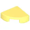 Lego® 1x1 Carreaux coin rond 25269 - 1 pièce jaune clair
