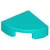 Lego® 1x1 carreaux coin rond 25269 - 100 pièces turquoise foncé