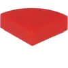 Lego® 1x1 carreaux coin rond 25269 - 100 pièces rouge
