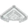 Lego® 1x1 Carreaux coin rond 25269 - 100 pièces Trans - Transparent