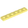 Lego® 1x6 plaque 3666 - 1 pièce jaune clair