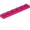 Lego® 1x6 plaque 3666 - 10 pièces Magenta
