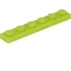 Lego® 1x6 planche 3666 - 100 pièces Lime