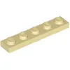 Lego® 1x5 plaque 78329 - 50 pièces beige