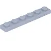 Lego® 1x6 plaque 3666 - 250 pièces gris clair