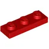 Lego® 1x3 plaque 3623 - 1 pièce rouge