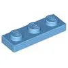 Lego® 1x3 plaque 3623 - 1 pièce bleu moyen