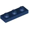 Lego® 1x3 plaque 3623 - 1 pièce bleu foncé