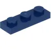 Lego® 1x3 plaque 3623 - 10 pièces bleu foncé