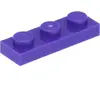 Lego® 1x3 plaque 3623 - 1 pièce violet foncé