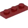 Lego® 1x3 Board 3623 - 10 pièces rouge foncé