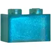 Lego® brique 1x2 3065 - 50 pièces transparent satin bleu clair