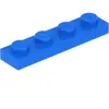 Lego® plaque 1x4 3710 - 250 pièces bleu