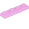 Lego® 1x4 plaque 3710 - 10 pièces rose clair
