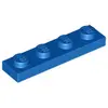 Lego® 1x4 plaque 3710 - 1 pièce bleu