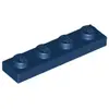 Lego® 1x4 plaque 3710 - 1 pièce bleu foncé