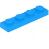 Lego® 1x4 plaque 3710 - 1 pièce bleu azur foncé