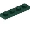 Lego® 1x4 plaque 3710 - 1 pièce vert foncé