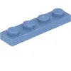 Lego® 1x4 plaque 3710 - 50 pièces sable bleu