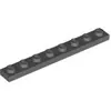 Lego® 1x8 plaque 3460 - 10 pièces gris bleuté foncé