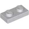 Lego® 100x 1x2 plaques 3023 - Plaque gris bleu clair - Light Bluish Gr...
