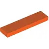 Lego® 50 pièces 2431 carreaux Tiles 1x4 Part Basic Panel 50 Rotorange