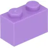 Lego® 10 pièces 3004 Brick 1x2 Part Basic bricks 10 Middle Lavendel