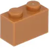 Lego® 10 pièces 3004 Brick 1x2 Part Basic Bricks 10 Moyen Nougat