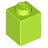 Lego® 1 pièce 3005 Brick 1x1 Part Basic Bricks 1 Lime