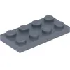 Lego® 1 pièce 3020 Plaques 2x4 Part Basic 1 Gris bleuté foncé