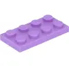 Lego® 100 pièces 3020 Plaques 2x4 Part Basic 100 Lavande moyenne