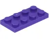 Lego® 10 pièces 3020 Plaques 2x4 Part Basic 10 Violet foncé