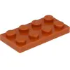 Lego® 10 pièces 3020 Plaques 2x4 Part Basic 10 Orange foncé