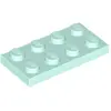 Lego® 100 pièces 3020 Plaques 2x4 Part Basic 100 Aqua clair