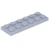 Lego® 2x6 plaque 3795 - 1 pièce gris bleuâtre clair