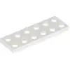 Lego® 2x6 plaque 3795 - 100 pièces blanc