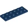 Lego® 2x6 plaque 3795 - 10 pièces bleu foncé
