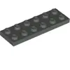 Lego® 2x6 plaque 3795 - 10 pièces gris foncé